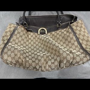 Authentic Gucci D Ring Hobo Bag